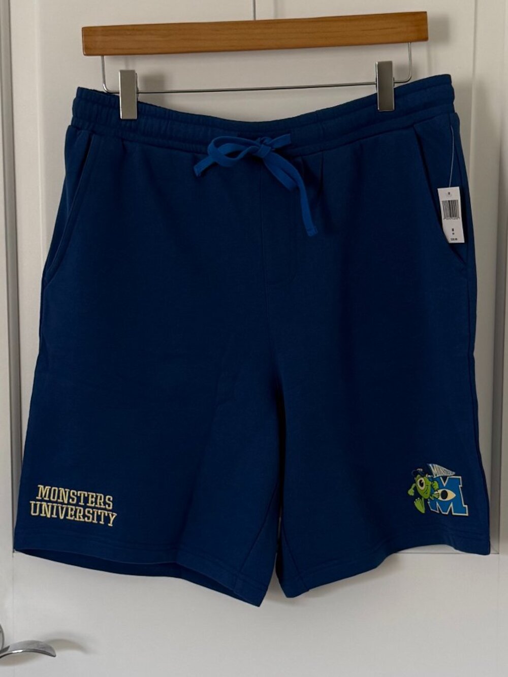 NWT Disney Parks Men's Monsters University Mikey and Sulley Lounge Shorts SZ MED